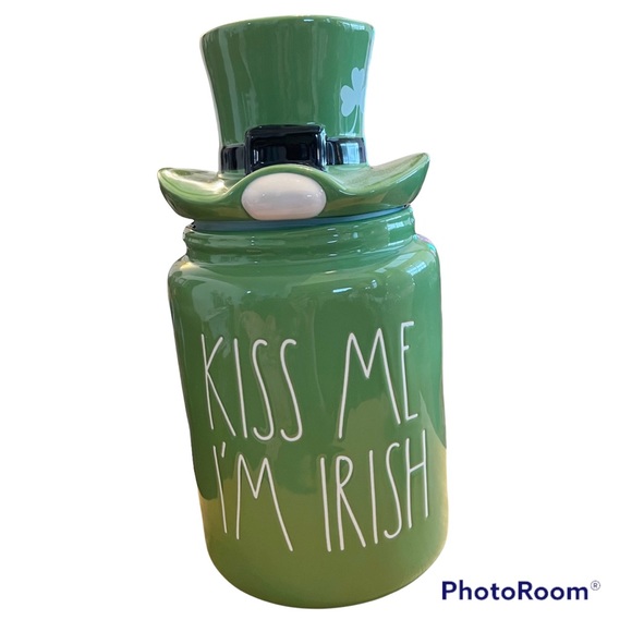 Rae Dunn Other - Rae Dunn KISS ME I’M IRISH Ceramic Canister